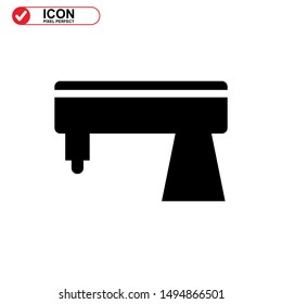 sewing icon isolated sign symbol vector illustration - high quality black style vector icons

