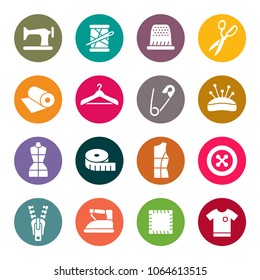 Sewing icon set