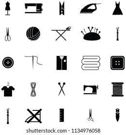 sewing icon set