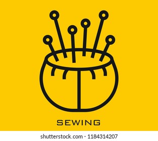 Sewing icon signs