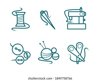 sewing icons for factories and workshops
