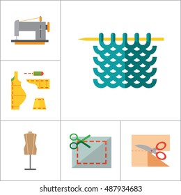 Sewing Icons Set