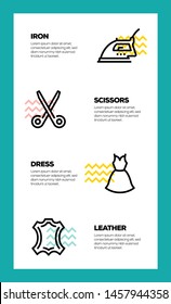 SEWING AND ILLUSTRATION ICON CONCEPT