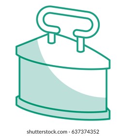 Sewing iron isolated icon
