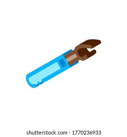 Sewing Knife Icon Vector. Isometric Sewing Knife sign. color isolated symbol illustration