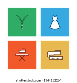 SEWING LINE ICON SET