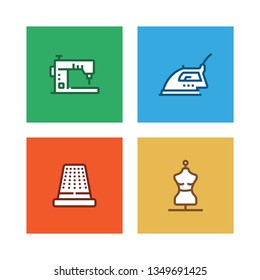 SEWING LINE ICON SET