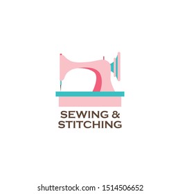 Sewing Logo Design Vector Template