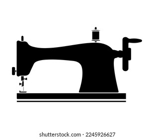 sewing maachine icon vector isolated on white background ,good choice for your awesome project