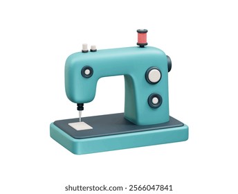 Sewing Machine 3d icon rendered illustration vector