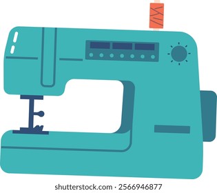 Sewing machine appliance vector illustration