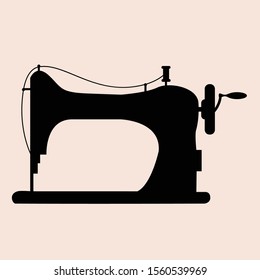 sewing machine with black color 