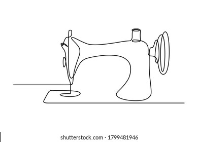 Sewing machine and craft supplies. Stock Vector by ©masha_tace 64599877
