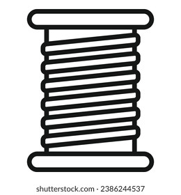 Sewing machine decorative icon outline vector. Work tool. Pin sew