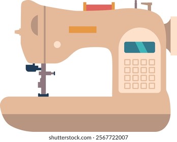 Sewing machine equipment vector illustration