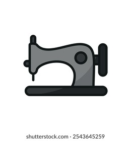 Sewing machine fashion tailor icon vector basic design simple and modern concept graphic