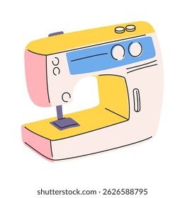 Sewing machine hand drawn element