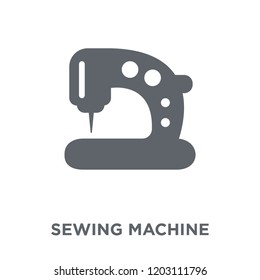 Sewing machine icon. Sewing machine design concept from  collection. Simple element vector illustration on white background.