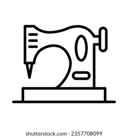 sewing machine icon design, illustration design