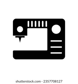 sewing machine icon design, illustration design