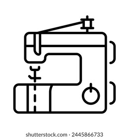Sewing Machine icon editable stock vector illustration