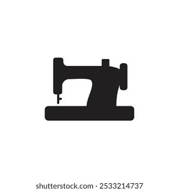 Sewing machine icon Flat line illustration