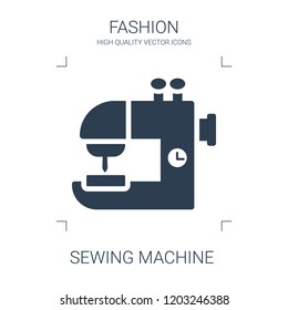 sewing machine icon. high quality filled sewing machine icon on white background. from fashion collection flat trendy vector sewing machine symbol. use for web and mobile