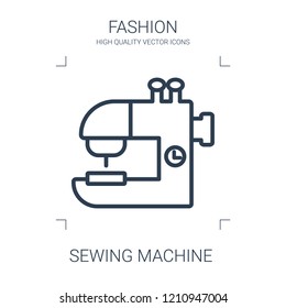 sewing machine icon. high quality line sewing machine icon on white background. from fashion collection flat trendy vector sewing machine symbol. use for web and mobile