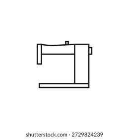 Diseño de elemento de ilustración de icono de máquina de coser