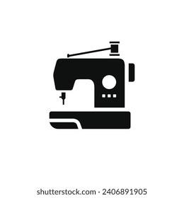 Sewing machine icon isolated on white background