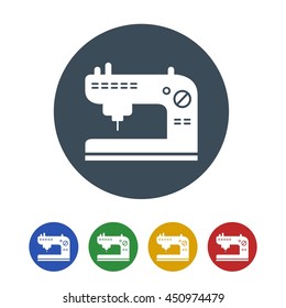 Sewing machine Icon Isolated on White Background.vector illustration icon