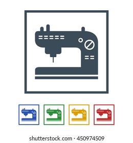 Sewing machine Icon Isolated on White Background.vector illustration icon