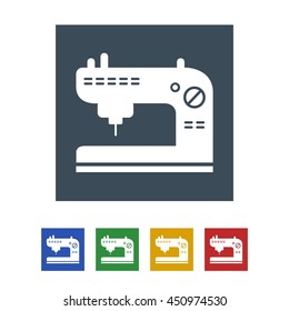 Sewing machine Icon Isolated on White Background.vector illustration icon