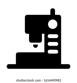 sewing machine icon isolated sign symbol vector illustration - high quality black style vector icons
