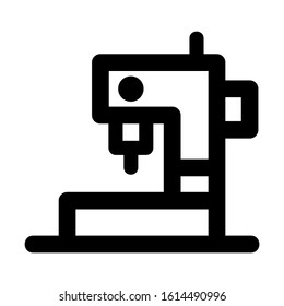 sewing machine icon isolated sign symbol vector illustration - high quality black style vector icons
