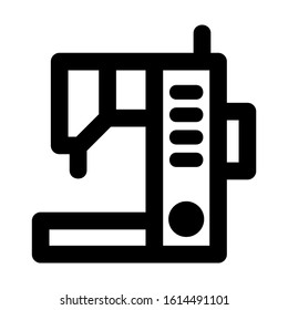 sewing machine icon isolated sign symbol vector illustration - high quality black style vector icons
