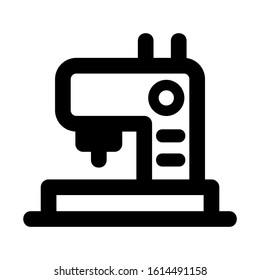 sewing machine icon isolated sign symbol vector illustration - high quality black style vector icons
