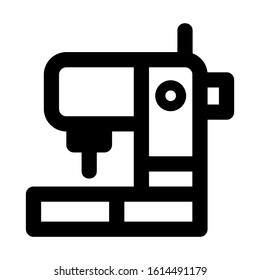 sewing machine icon isolated sign symbol vector illustration - high quality black style vector icons
