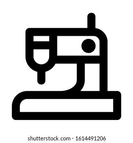 sewing machine icon isolated sign symbol vector illustration - high quality black style vector icons
