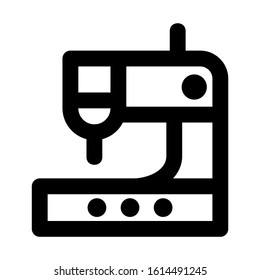 sewing machine icon isolated sign symbol vector illustration - high quality black style vector icons
