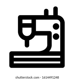sewing machine icon isolated sign symbol vector illustration - high quality black style vector icons
