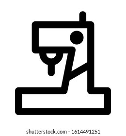 sewing machine icon isolated sign symbol vector illustration - high quality black style vector icons
