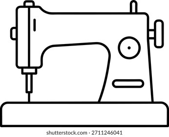 Máquina de costura Icon Line Art Design Gráfico