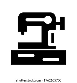 sewing machine icon or logo isolated sign symbol vector illustration - high quality black style vector icons
