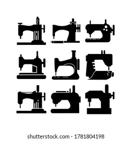sewing machine icon or logo isolated sign symbol vector illustration - Collection of high quality black style vector icons
