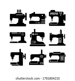 sewing machine icon or logo isolated sign symbol vector illustration - Collection of high quality black style vector icons

