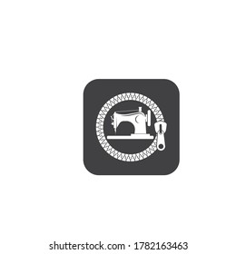 Nähmaschinensymbol, Vektorgrafik