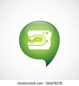 sewing machine icon, on white background