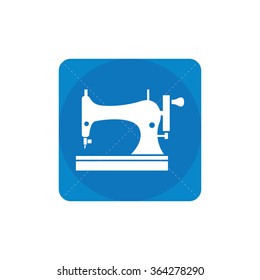 sewing machine icon, on white background