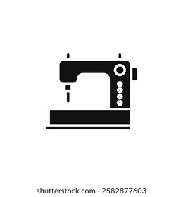 Sewing machine icon Symbol mark in Outline style